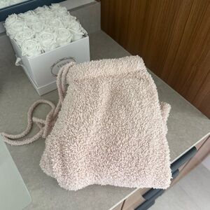 SKIMS Cozy Pink Knit Pants Dusk